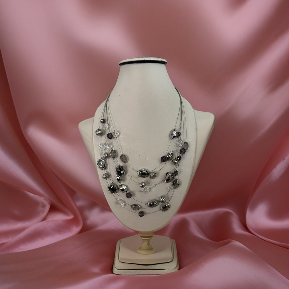Cookie Lee NWT Cascading Jewels Necklace